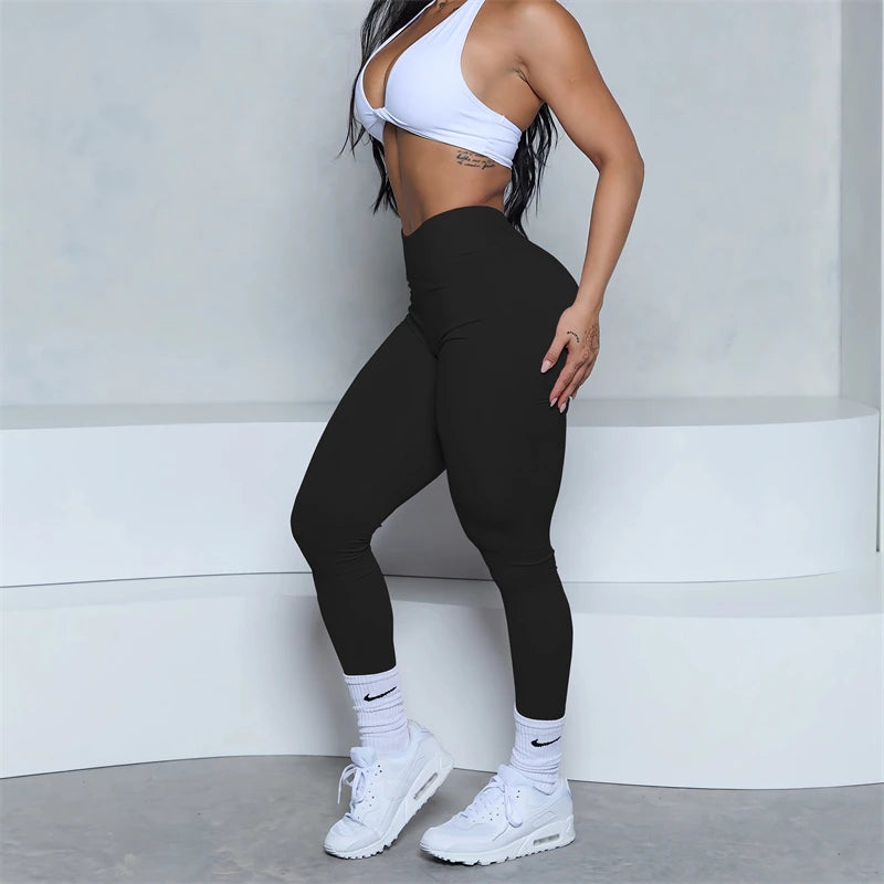 Low V-Back Scrunch Leggings